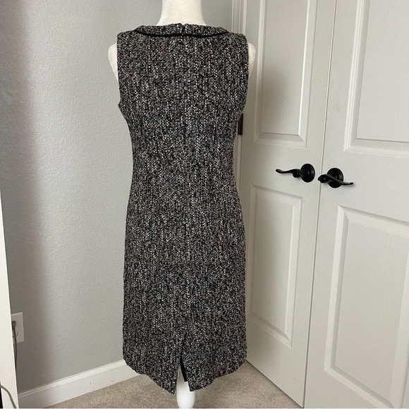Talbots Boucle Sleeveless Sheath Dress Size 6 - Picture 3 of 7